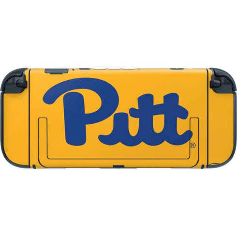 University of Pittsburgh Pitt Panthers Yellow Nintendo Switch 2 (2025) with Joy-Con Skin
